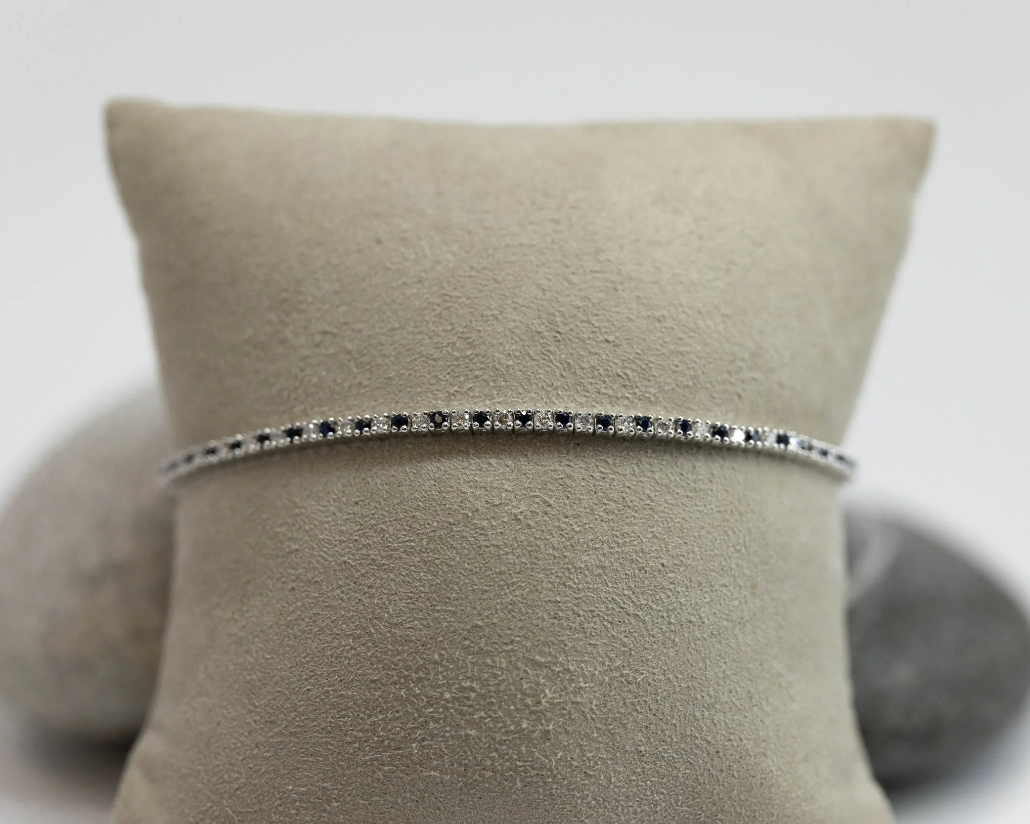 Custom diamond tennis bracelet on sale